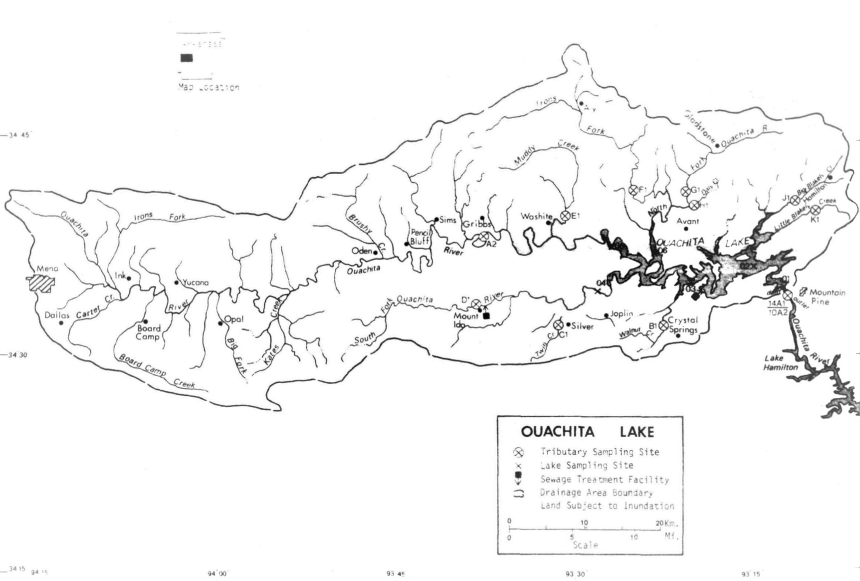 Lake Ouachita Watershed